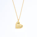 Vintage Heart Photo Locket Necklace - S925 Sterling Silver Romantic Memory Pendant